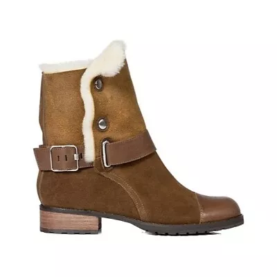 Matt Bernson Tundra Boot With Sheep Shearling Lining Women Size 8 • $125