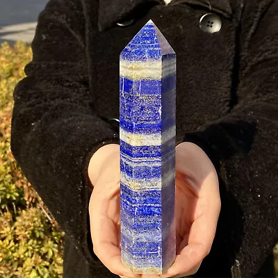 1.2LB Natural Lapis Lazuli Crystal Obelisk Quartz Crystal Energy Column • $0.99