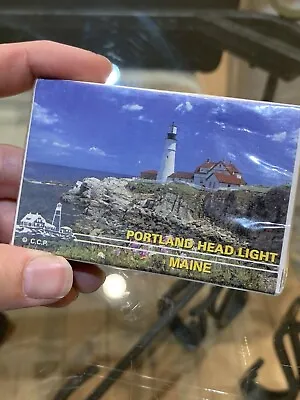 Rare Vintage Portland Headlight Maine Souvenir Playing Cards Brand New Sealed • $9.99