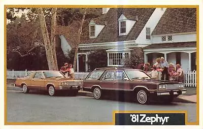 POSTCARD 1981 Mercury Zephyr Station Wagon Hard Top Automobile Advertisement • $3.49