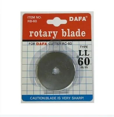 DAFA Rotary Cutter Replacement Blades Fits FISKARS & OLFA In 28mm 45mm & 60mm • £4.20