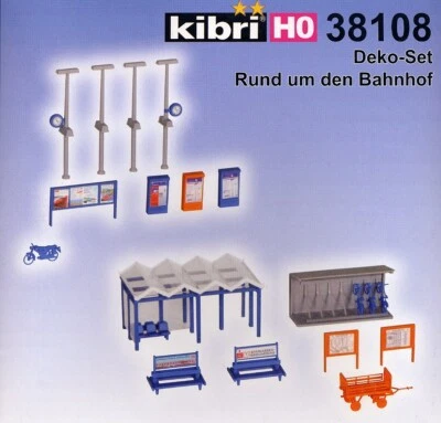 NINIVE 9H Fabriqué Toilettes Wc Bain FS Plastique Gare H0 1:87