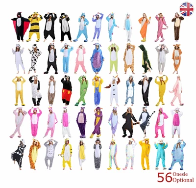 $42.22 • Buy New Unisex Adult Cute Animal Bodysuit Pajamas Costume Pyjamas Cartoon  Sleepwear