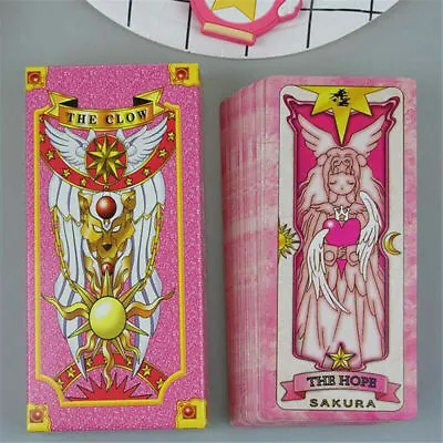 Anime Cardcaptor Sakura Clow Cards Cosplay Fortune Tarot Card Captor Full Set • $13.43