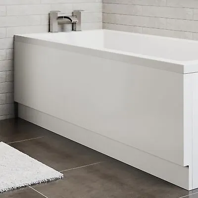 £49.97 • Buy Modern Acrylic Side Bath Panel Gloss White Finish 1700 Bathroom