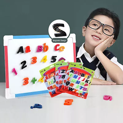 1 Set Fridge Magnets Nice-looking Calculating Magnetic Learning Alphabet Letters • £4.58