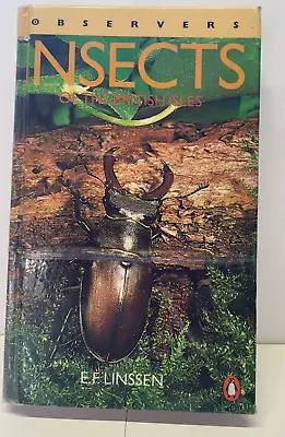 Observers Insects Of The British Isles. EF Linssen 3rd Edn 1987 Laminated Cover • £4.99