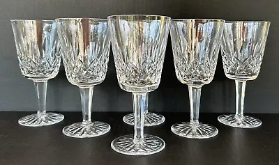 $210 • Buy Waterford Crystal Lismore Water Goblets 6 7/8” Set Of 6
