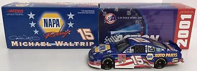 NASCAR Action Racing 2001 Michael Waltrip #15 NAPA Patriotic 1/24 Diecast Car • $16.99