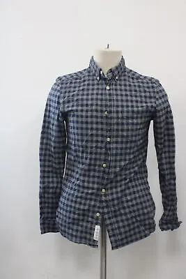 Label Of Graded Goods Men's Flannel Shirt Blue S Pre-Owned • $10.99