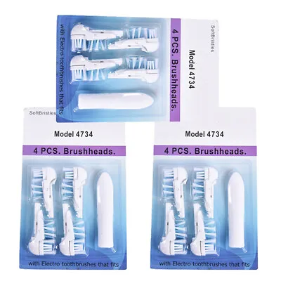 $20.99 • Buy Toothbrush Heads 12Pc For Oral-B Cross Action Power Dual Clean Brush Replacement