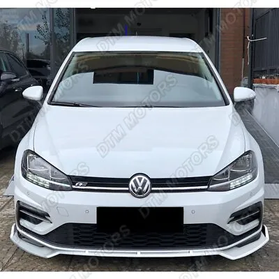 For 2014-2020 Volkswagen VW Golf GTI MK7 Painted White Front Bumper Body Kit Lip • $54.99