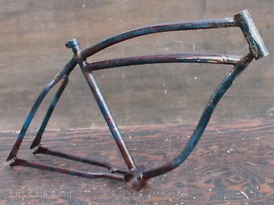 Vintage Prewar Schwinn DX Bike FRAME Fat Tire Klunker Cruiser Bicycle 26  Wheels • $505