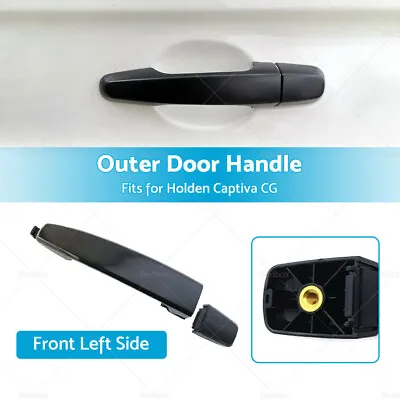 FRONT LEFT LH Outer Door Handle Black Suitable For Holden Captiva 2006-2018 • $15.99