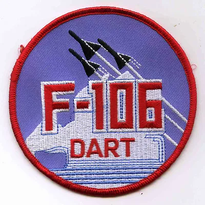$6.99 • Buy USAF Convair F-106 Delta Dart Fighter Interceptor Patch Cold War Century