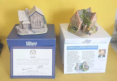 Lilliput Lane -  Borrowdale School L845 & The Old School House L3339 • £27.50