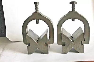 $70 • Buy Multi-use V-blocks & Clamp Set  1 7/8  X 1 7/8   X1 3/4 , 1 5/8  Capacity