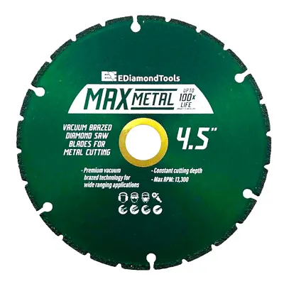 Vacuum Brazed Diamond Saw Blades For Metal • $19.99