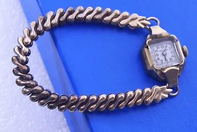 $28.99 • Buy Vintage 1947  BULOVA 14 K Gold Filled Lady's Wrist Watch Not Running