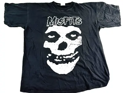 Vtg Misfits 80s 90s Punk Tshirt Shirt XL Large NICE Crimson Ghost Plan 9 Single • $349.99
