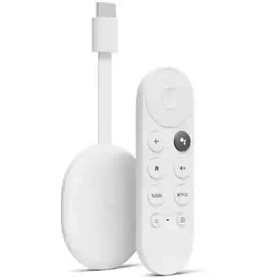 $84.90 • Buy Google Chromecast With Google TV 4К Media Streamer With Google Assistant - Snow