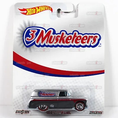 2015 Hot Wheels- 55 CHEVY PANEL 3 Musketeers - Pop Culture MARS CANDY 1:64 BDR70 • $15.59