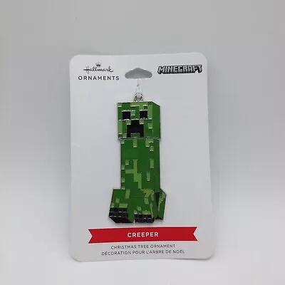 Hallmark Minecraft Creeper Flat Metal Christmas Ornament Backpack Charm New • $5.25