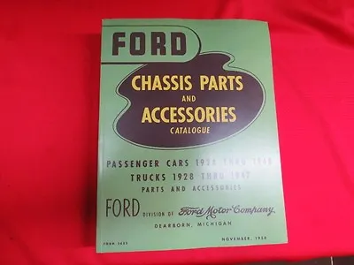 $63.19 • Buy 1928-48 Ford Chassis Parts Manual Catalog  Green Bible  Flathead  BK-1