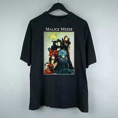 Vtg Malice Mizer Band In Music Tour Cotton Black All Size Unisex Shirt • $17.99