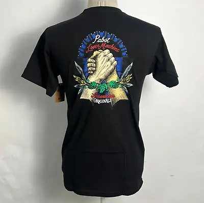 Loser Machine X Pabst Blue Ribbon Men's T-Shirt Partnership Black Size M NWT • $17.09