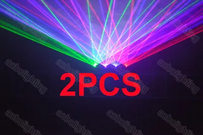 2x 4 Lens Stage Laser Light 4 Eyes Laser Light Projector Bar Disco DJ DMX Lasers • $638.99