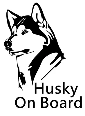 £2.50 • Buy Husky  On Board  Standing Car Van Sticker / Decal, Window Car. Van 