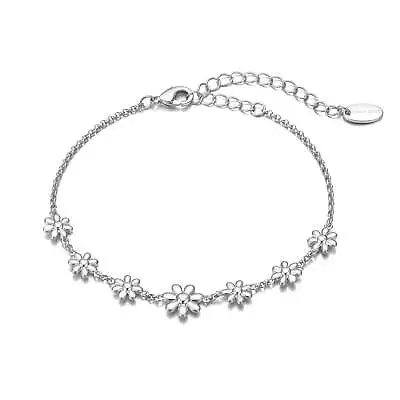 £8.99 • Buy Silver Plated Daisy Bracelet