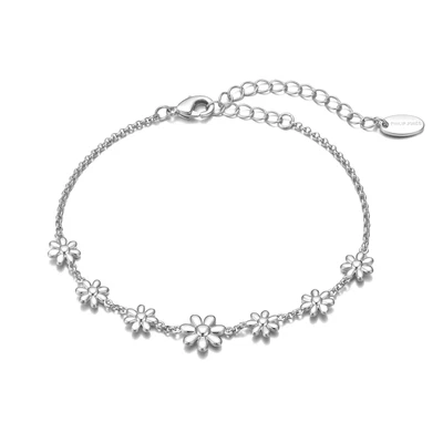 £8.99 • Buy Silver Plated Daisy Bracelet