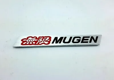 Mugen Logo Aluminium Red Black Part Car Spoiler Badge Emblem Logo For Honda New • $15.59