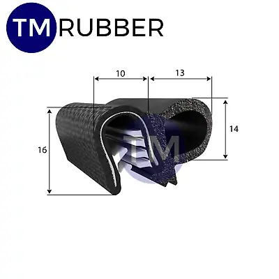 Pinchweld Rubber Door Seal Edge Trim Protector Ute Tool Box Canopy PW055P  • $264