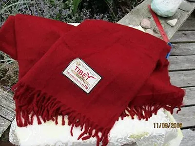 Lhamo Soft & Warm 100% Yak Wool Buddhist Meditation Shawl - Handmade In Nepal • $69.99
