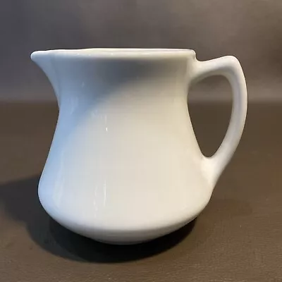 Vtg Sterling China Restaurant Ware Small Pitcher Creamer Vitrified White Glossy • $12.99