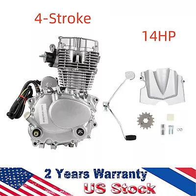4 Stroke 250cc DIRT BIKE ATV Engine Motor W/ 5 Speed Transmission Electric Start • $360.05