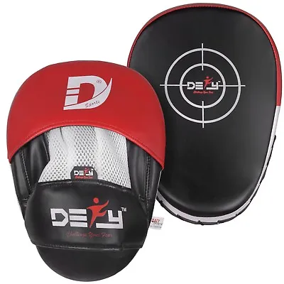 DEFY Boxing Focus Pad Target Mitts Hook & Jab Punching Pads MMA Muay Thai PAIR • $19.99