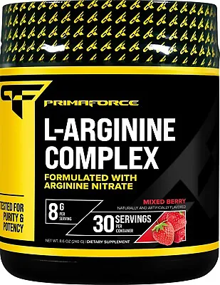 PrimaForce L-Arginine Complex Powder (30 Servings Per Bottle | Mixed Berry) • $21.02