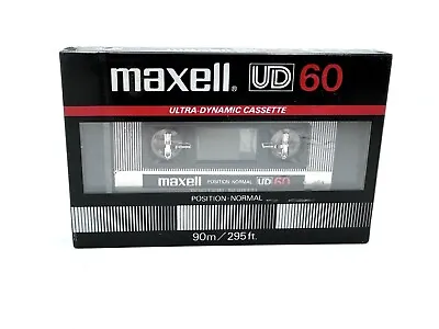 MAXELL UD 60  Blank Audiocassette Tape (Sealed) NEW • $10