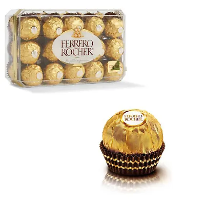 30 X Ferrero Rocher Hazelnut Fine Milk Wafer Chocolate 375g Gift Kids Snack Pack • $42.99