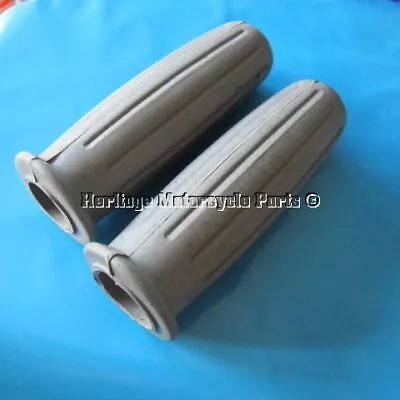 Replica Amal 366 Grey HANDLEBAR GRIPS 1  Handlebars Hard Rubber Gr8 Looks&value! • $16.16