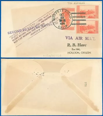 10/23/34 USS Macon OCEAN TESTS - SECOND SCOUTING PROBLEM Moffett Field Cds! • $11.89