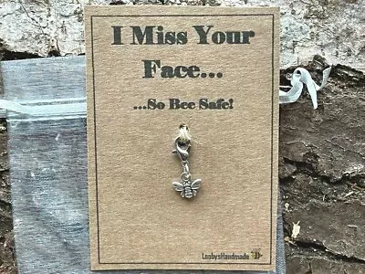 Miss You Gift Cute Funny Friendship Family Novelty Bee Charm Lockdown Him Her • £3.99