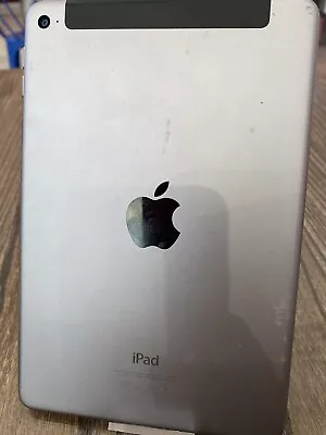 $156 • Buy Apple IPad Mini 4 128GB, Wi-Fi + Cellular (Unlocked), 7.9in - Space Grey (AU...