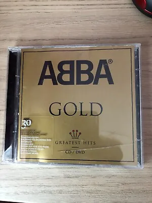 CD And DVD ABBA Gold Greatest Hits CD And DVD Perfect Plastic Case Is Cracked • £2