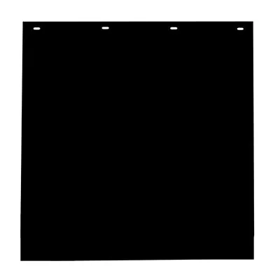 $64.99 • Buy Plain Black 24  X 24  X 1/8  Polyethylene Resin Semi Truck Mud Flaps-Pair 