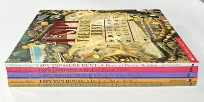 I Spy: A Book Of Picture Riddles Lot Of 5 Large Hardcover Books • $19.99